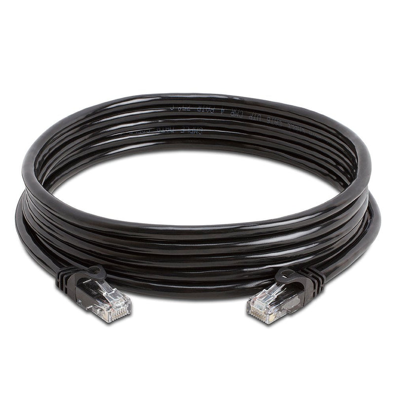  [AUSTRALIA] - Cmple Cat6 Ethernet Cable 10Gbps - Computer Networking Cord with Gold-Plated RJ45 Connectors, 550MHz Cat6 Network Ethernet LAN Cable Supports Cat6, Cat5e, Cat5 Standards - 15 Feet Black 15FT