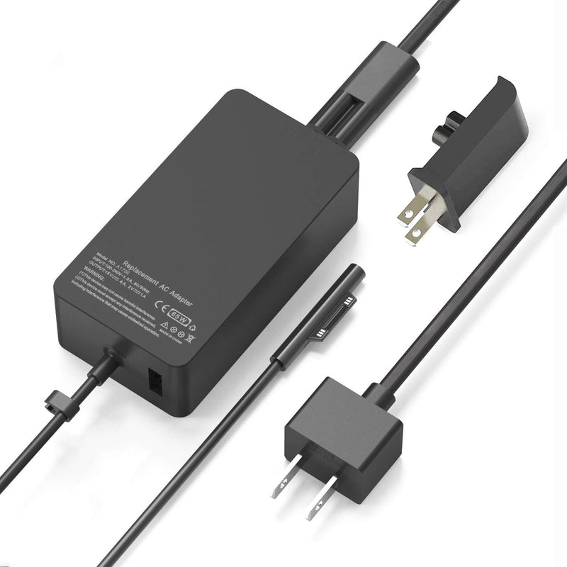  [AUSTRALIA] - Surface Pro Charger Surface Laptop Charger 65W,for Surface Pro 3 Pro 4 Pro 5 Pro 6 Pro 7 Pro X Surface Go 1 2 Surface Laptop 1 2 3 Surface Book with Wall Plug and Power Cord