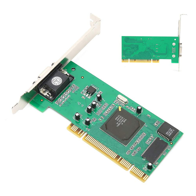  [AUSTRALIA] - 8MB Graphics Card VGA PCI 32Bit for Server, Industrial Computer Multi-Display for ATI Rage XL, 32Bit PCI VGA Video Card, 64Bit PCI-X Universal Video Card for Desktop Computers