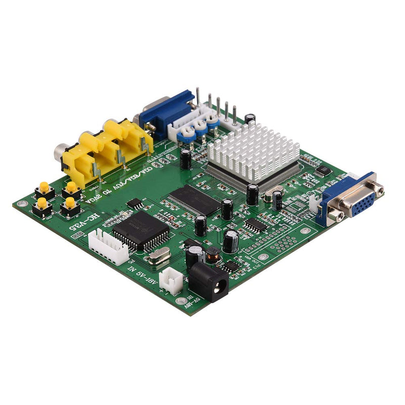  [AUSTRALIA] - Zerone CGA/EGA/YUV/RGB to VGA Arcade Game HD Video Converter Adapter Board for CRT LCD PDP Monitor, with True Digital 24-Bit A/D Converter