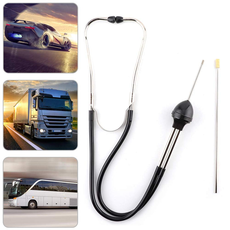  [AUSTRALIA] - Engine Stethoscope Set, Stethoscope Car Stainless Steel Mechanics Cylinder Stethoscope Car Engine Diagnostic Tool Hearing Tool