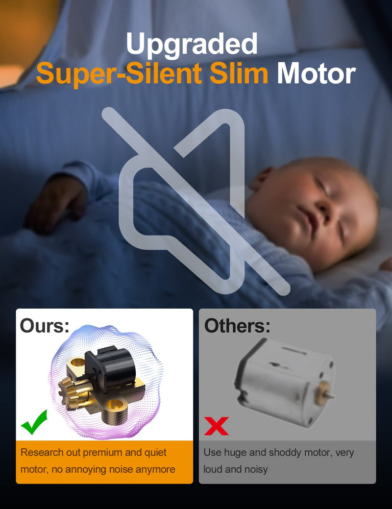  [AUSTRALIA] - 【Ultra-Slim Quiet】STARSIKI Undetectable Mouse Jiggler Interval Timer Adjustable, Mouse Mover with On/Off Switch, Automatic Device to Keep Moving Mouse Wiggler Shaker Clicker Random Movement DriverFree