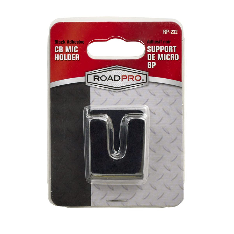  [AUSTRALIA] - RoadPro RP-232 CB Microphone Holder, Black Plastic