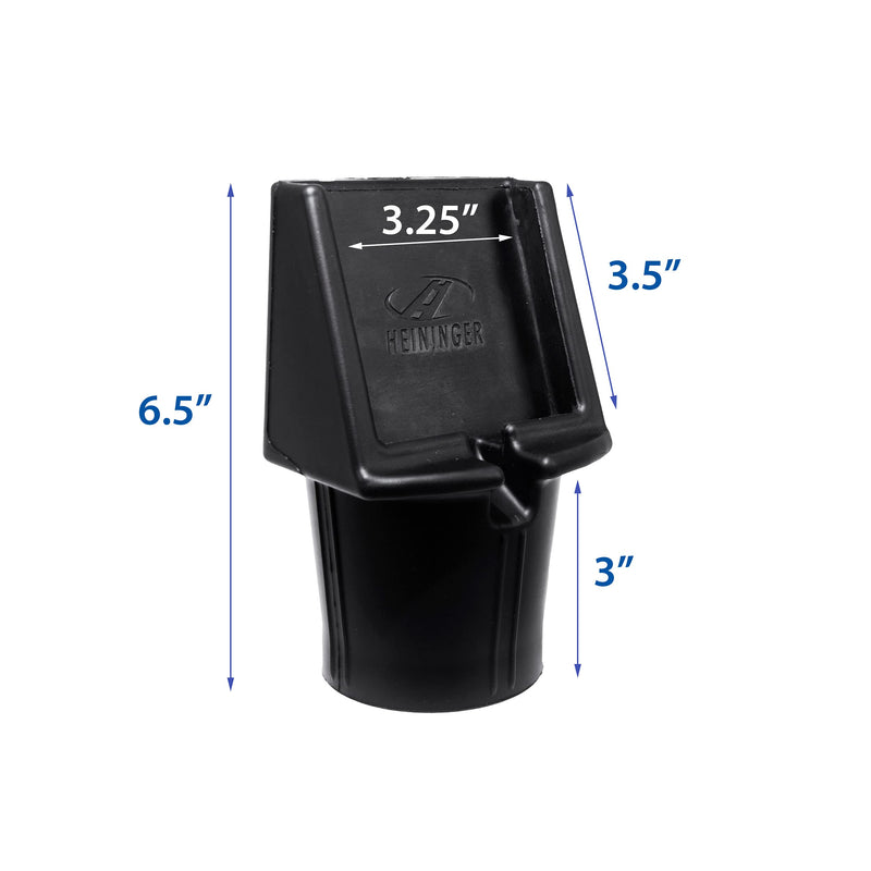  [AUSTRALIA] - Heininger CommuteMate CellCup Cell Phone Holder 2 Pack, Black (1015)