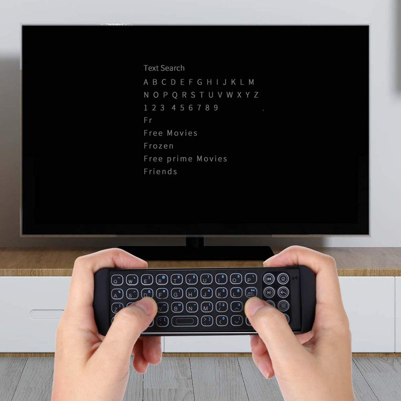  [AUSTRALIA] - iPazzPort Mini Bluetooth Wireless Keyboard with Backlit for TV Stick, Smart TV, Android Tv Box Backlit keyboard