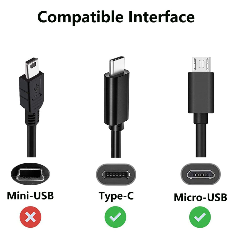  [AUSTRALIA] - Beat-s Charging Cable Replacement, 2Pack Charger Cord for Beat-s Flex, by Dre, Fit Pro, Powerbeats Pro, Earbuds, Solo and Studio Series(6.6FT+6.6FT) 6.6FT+6.6FT