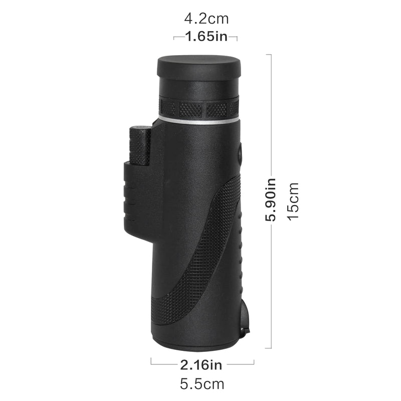  [AUSTRALIA] - 40x60 HD Monocular Telescope for Adults with Smartphone Adapter Tripod Hand Strap - High Powered Monoculars Suitable for Bird Watching Sports Hiking Traveling 40x60 HD