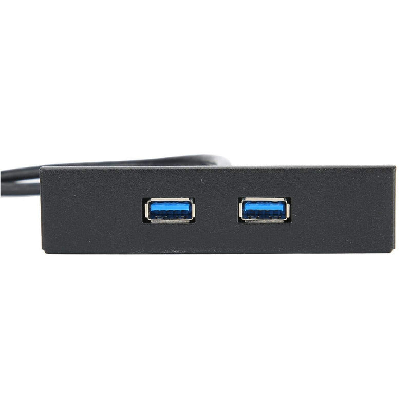  [AUSTRALIA] - ASHATA USB Front Panel,USB 3.0 Floppy Front Panel with 2-Port,3.5 inches Floppy Bay 19 Pin to 2 Interface USB3.0 HUB