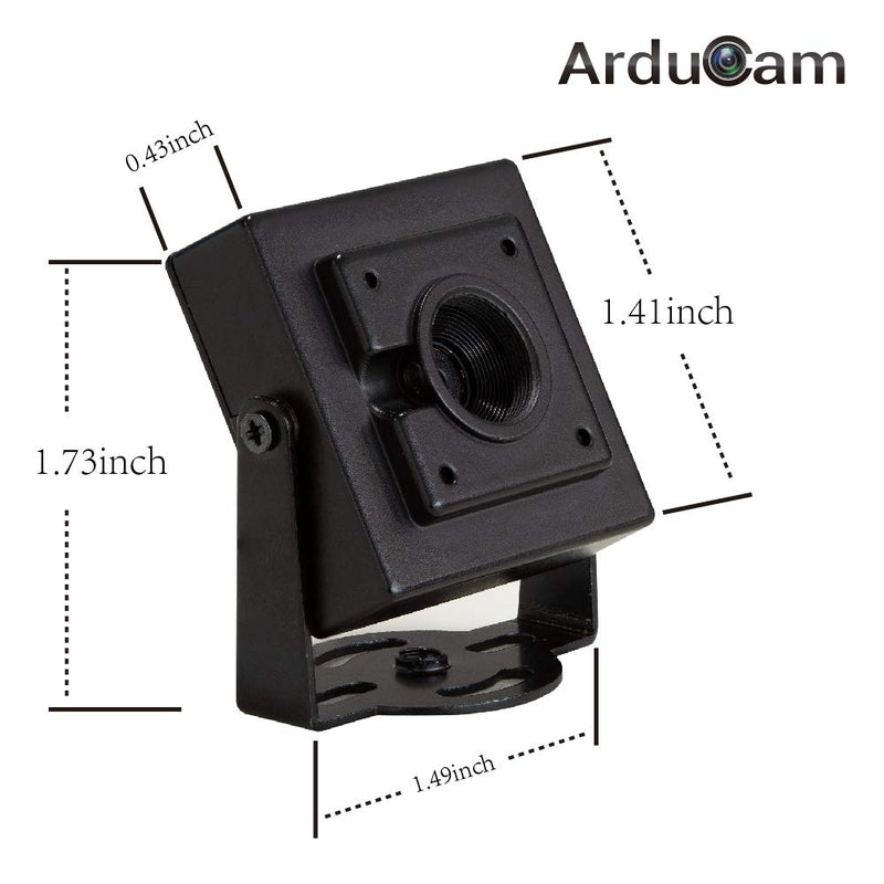  [AUSTRALIA] - Arducam 8MP 1080P Auto Focus USB Camera Module for Computer with Metal Case, 1/3.2” CMOS IMX179 Mini UVC USB2.0 Webcam Board with Microphone, 3.3ft/1m Cable for Windows, Linux, Android and Mac OS