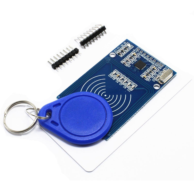  [AUSTRALIA] - HiLetgo RFID Kit - Mifare RC522 RF IC Card Sensor Module + S50 Blank Card + Key Ring for Arduino Raspberry Pi