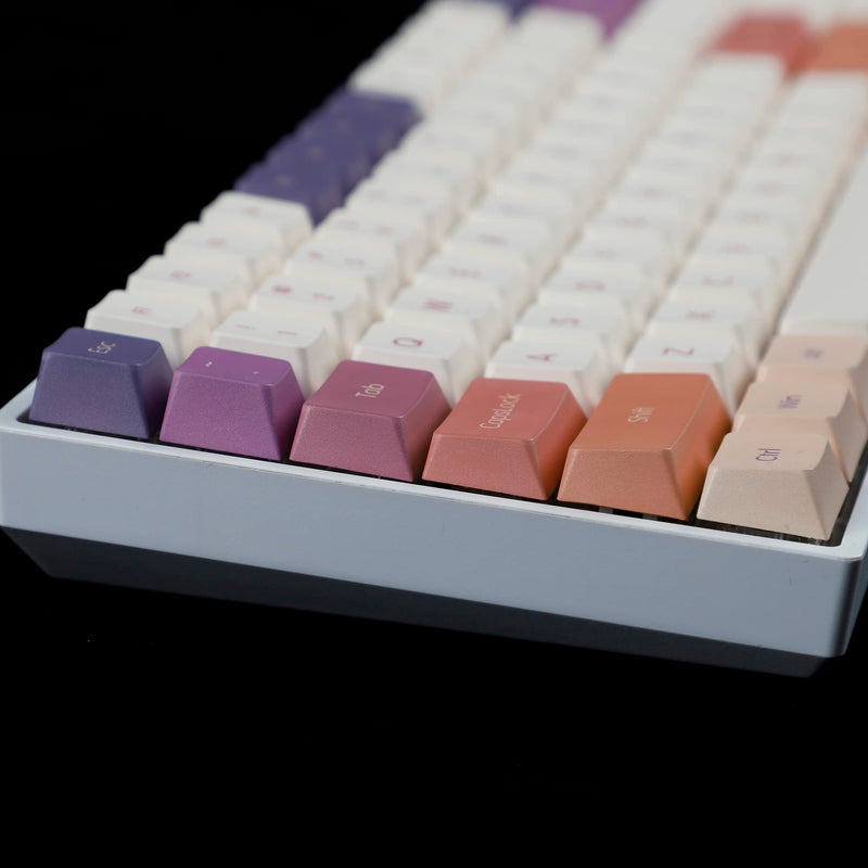  [AUSTRALIA] - 143 Smoke Cloud Keycaps Dye-Sub Thick PBT Cherry Profile Key caps for TKL 61 64 68 75 87 96 104 108 GMMK MX Mechanical Keyboard