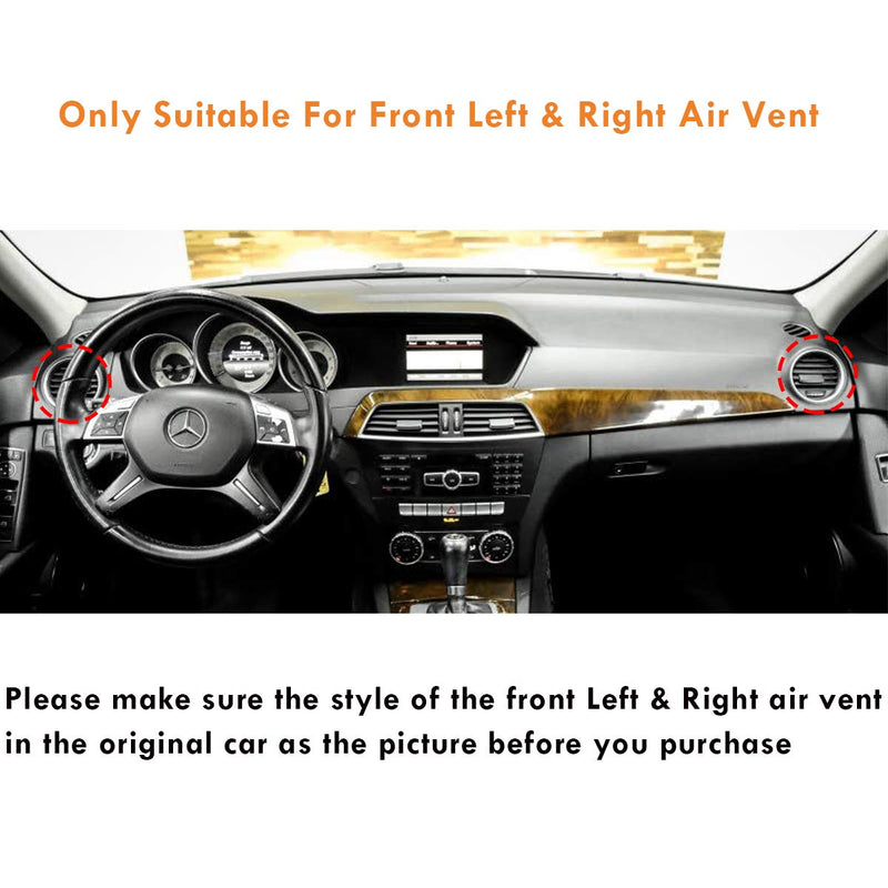 Moonlinks Compatible with Mercedes Benz Front Left Right Air Vent Clips Tabs, Front Row Air Outlet Tabs Clip for W204 C 250 Sport C 300 Luxury 4Matic C 350 Sport C AMG 63/Coupe 2012-2014(Left & Right) - LeoForward Australia