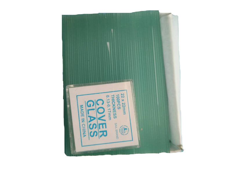  [AUSTRALIA] - 50PCS Blank Microscope Slides and 100 PCS 22mmx22mm Square Cover Glass (7101 Non-Frosted)