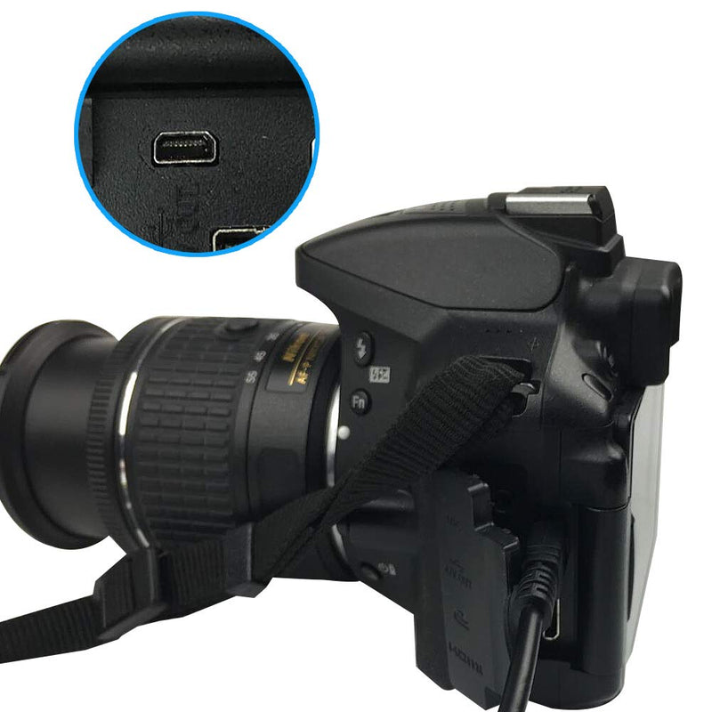  [AUSTRALIA] - Koffmon Replacement UC-E6 USB Cable Camera Transfer Cord Compatible with Nikon Digital Camera SLR DSLR D3200 D3300 D750 D5300 D7200 Coolpix L340 L32 A10 P520 P510 P500 S9200 S6300 (3.3ft)