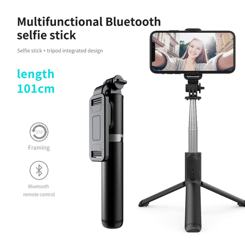  [AUSTRALIA] - Selfie Stick, Extendable Selfie Stick with Wireless Remote and Tripod Stand, Portable, Lightweight, Compatible with iPhone 13/13 Pro/12/11/11 Pro/XS Max/XS/XR/X/8/7/Android Samsung Smartphone,More