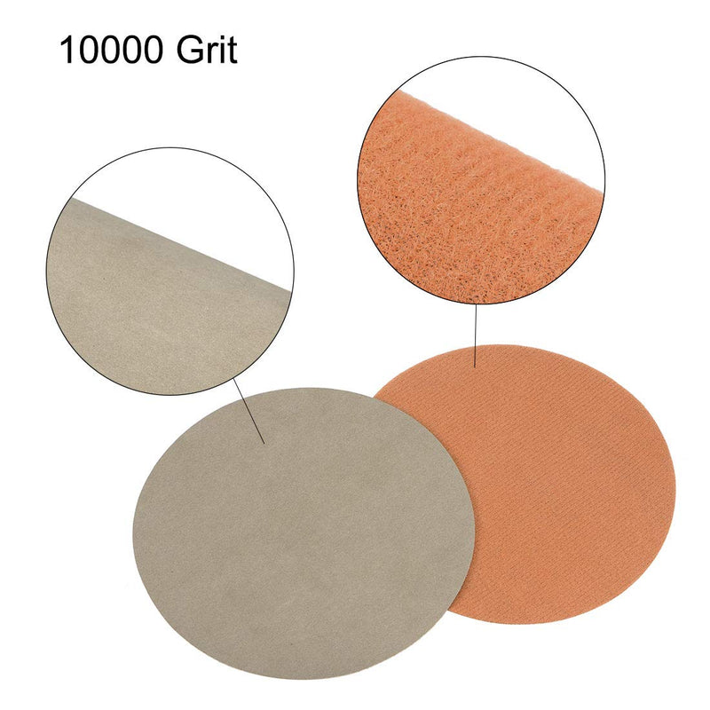  [AUSTRALIA] - uxcell 5 Inch Wet Dry Sanding Discs 10000 Grit Hook and Loop Sanding Disc Silicon Carbide Sandpaper 10pcs