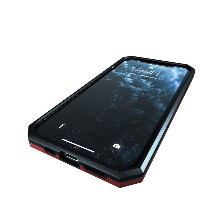  [AUSTRALIA] - Kitoo Designed for iPhone 11 Pro Case with Kickstand, Military Grade 12ft. Drop Tested - Red Red -11-Pro