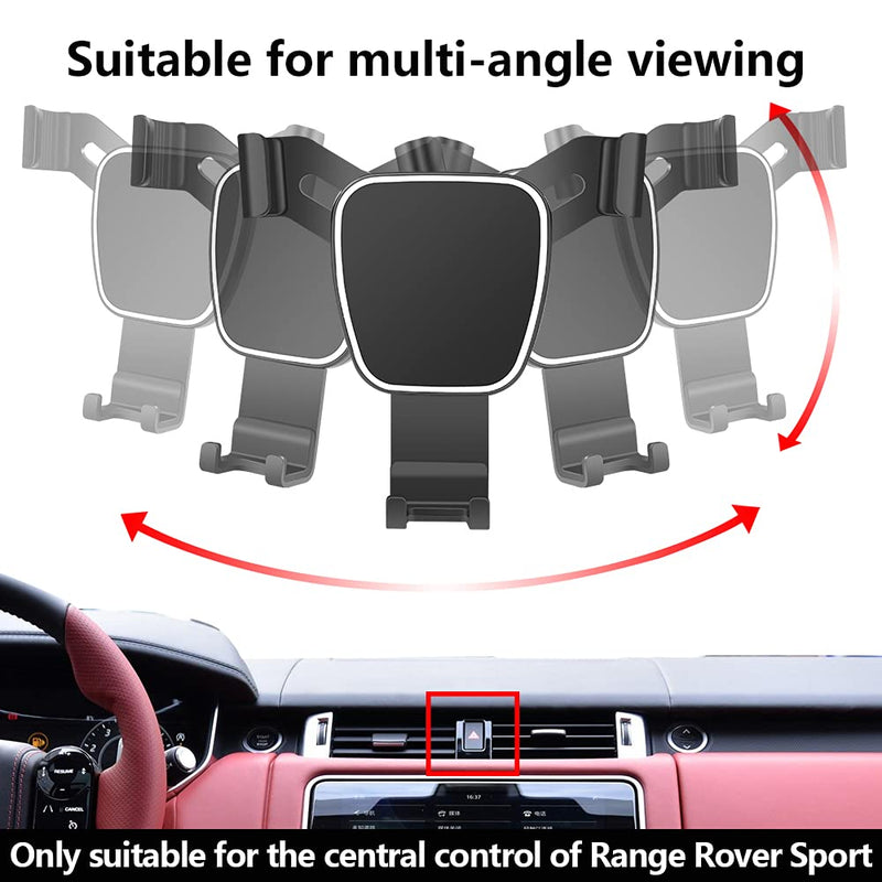  [AUSTRALIA] - musttrue LUNQIN Car Phone Holder for 2018-2022 Land Rover Range Rover Sport Auto Accessories Navigation Bracket Interior Decoration Mobile Cell Phone Mount