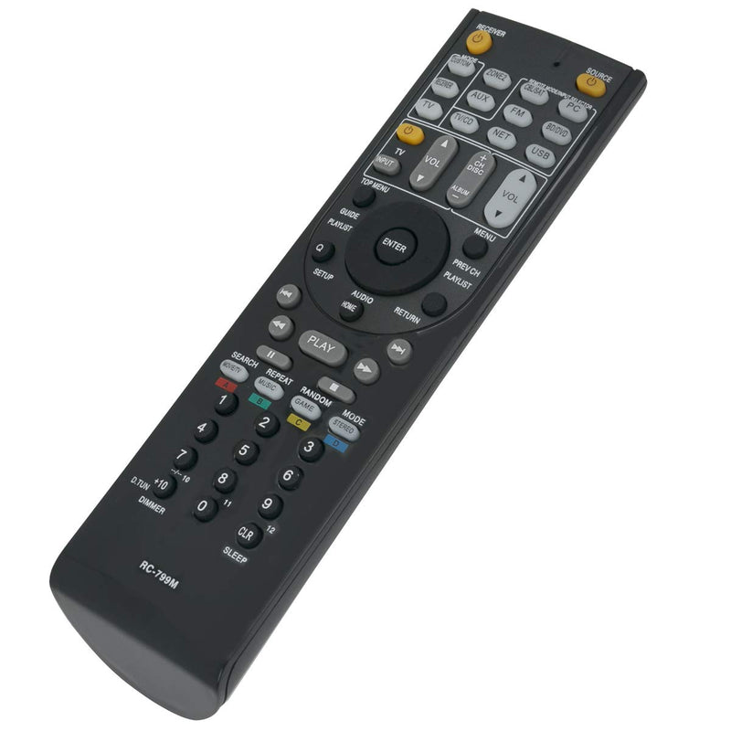 New RC-799M Replacement Remote Control fit for Onkyo HT-S3500 HT-R548 HT-RC330 TX-SR313 HTS3500 HTR548 HTRC330 Audio Video AV Receiver - LeoForward Australia