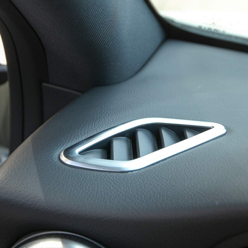 Suitable for Mercedes-Benz 2014-2017 CLA GLA Class W117 X156 ABS chrome-plated dashboard air conditioning vent decorative sticker accessories - LeoForward Australia