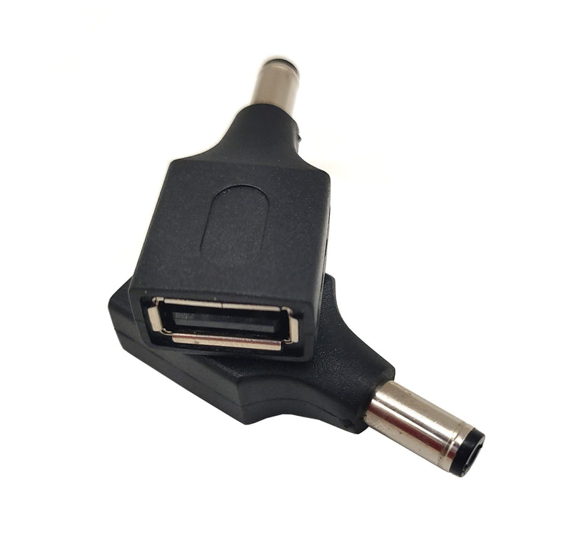  [AUSTRALIA] - USB to DC Power Adapter, Traodin USB A 2.0 Female to DC 5.5x2.1mm Male 5V Connector Power Charging Adapter for USB A Charging Device and for Laptop PC (2Pcs) (USB F/5.52.1 M)
