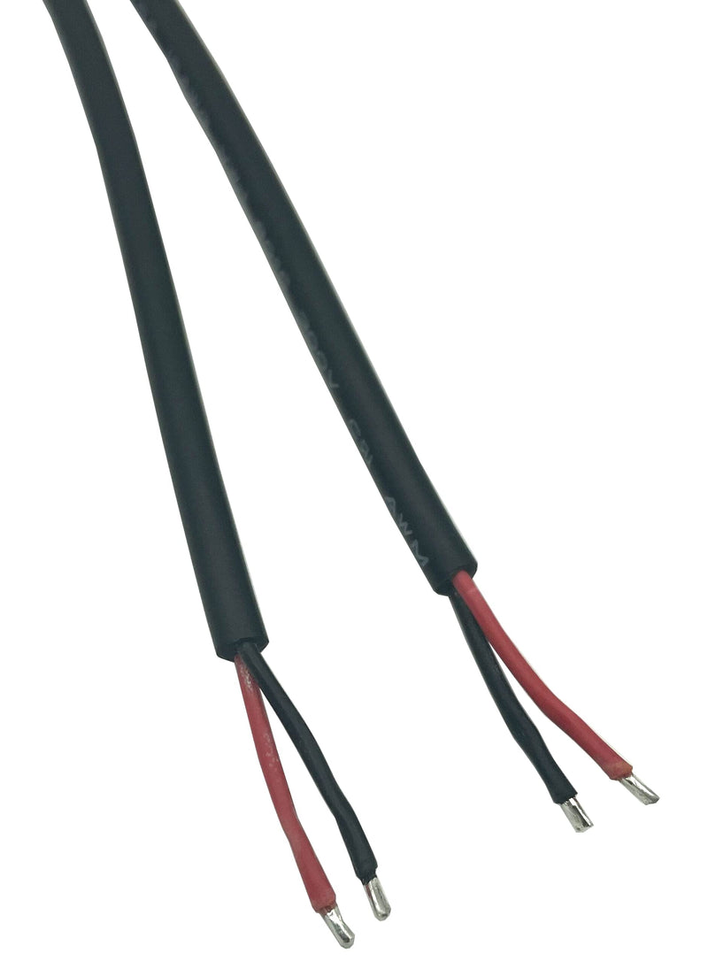  [AUSTRALIA] - 1 Pairs Dc Power Pigtails Cable, Dafensoy 16 AWG Pure Copper DC 5.5 x 2.1mm Male & Female High Power Bold Power Repair Cable, for CCTV Security Camera and Other 2.1 * 5.5mm DC Power Devices 1Feet