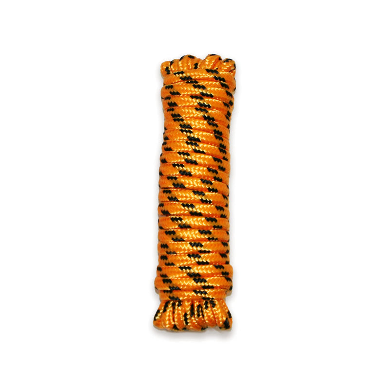  [AUSTRALIA] - MaxxHaul 50228 Diamond Braided Rope of 1/4" x 25' Extra Strength-Sunlight and Weather Resistant, Multicolor 1/4" x 25'