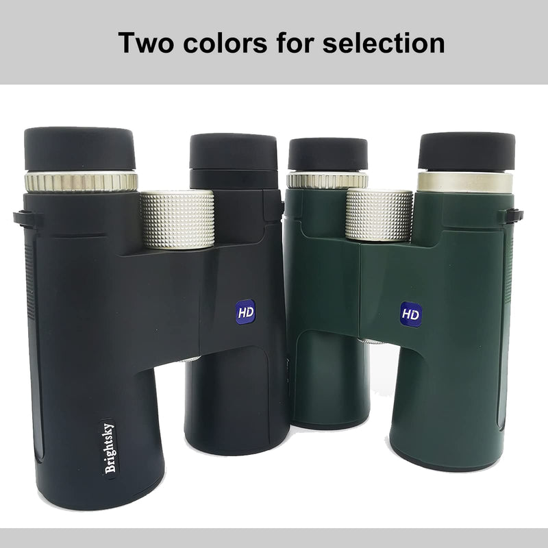  [AUSTRALIA] - 12X42 Binoculars for Adults - Compact HD Binoculars for Bird Watching, Travel Hunting Football - BAK4 Prism FMC Lens with Large View Eyepiece & Clear Dim Light Vision & Low Light Night Vision (Green) GREEN