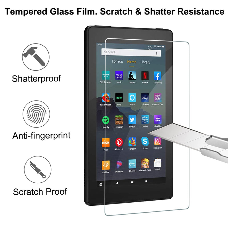  [AUSTRALIA] - Upgraded Touch Screen Digitizer Replacement for Amazon Kindle Fire 7 9th Gen 2019 M8S26G with Tempered Glass Film and Professional Tool Kit