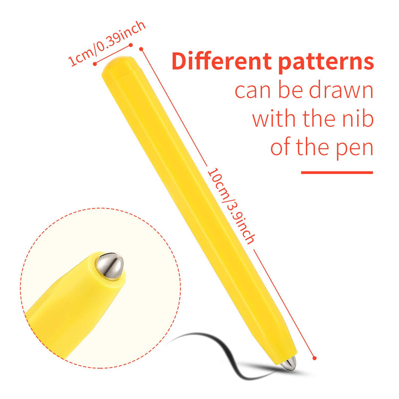 Outus 3 Pieces Replacement Stylus Magnetic Drawing Pen Magnet Replacement Pens for Magnetic Drawing Board Magnapad A to Z and Numbers 0 to 9, Yellow - LeoForward Australia