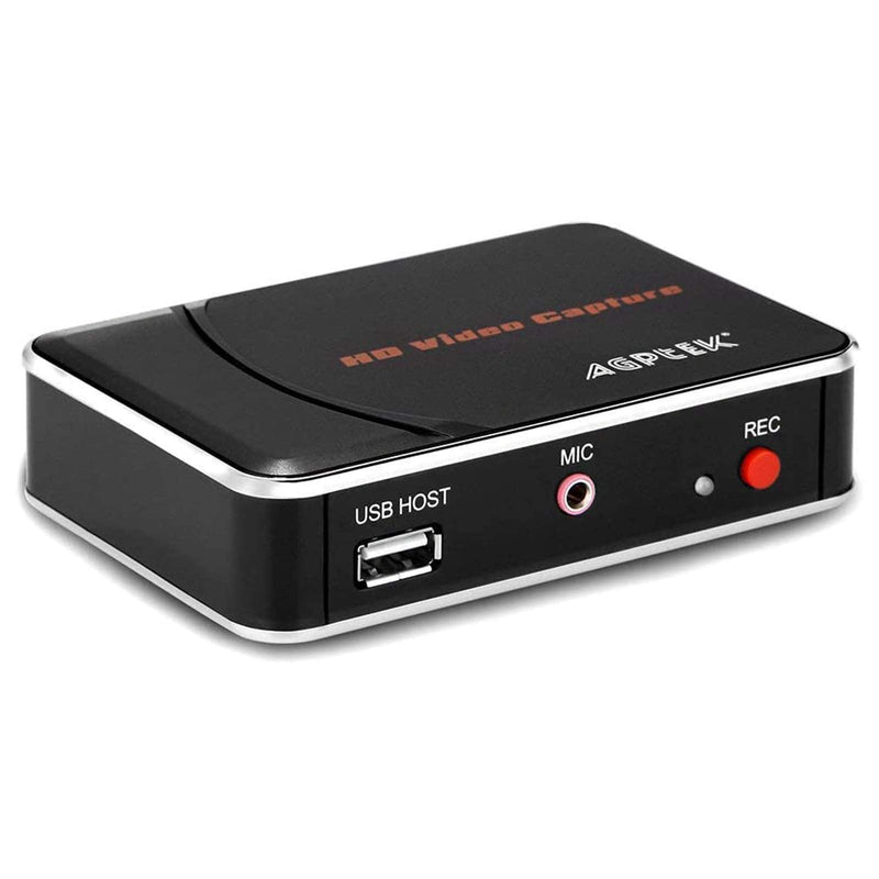  [AUSTRALIA] - 1080P HDMI Video Capture Card HD Game Recorder Compatible with Xbox One/360/ PS4/ Wii U/Nintendo Switch and Support Mic in for Commentary - No PC Required