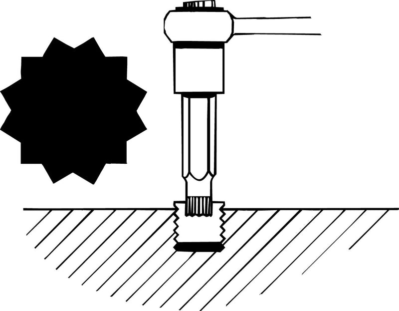  [AUSTRALIA] - Lisle 60850 Master Triple Square Bit