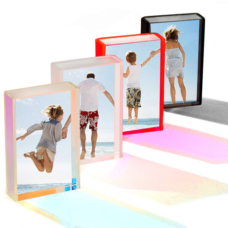  [AUSTRALIA] - WINKINE Instax Mini Photo Frames 2x3, Polaroid Picture Frames 3 Pack Mini Acrylic Picture Frames for Desktop Tabletop, Mini Instant Photo Frames for Fujifilm & Polaroid Film, Polaroid Frame for Photos White