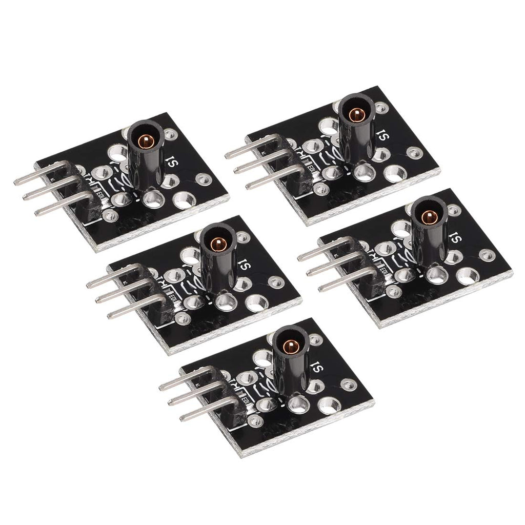  [AUSTRALIA] - uxcell KY-002 SW-18015P Shock Vibration Switch Sensor Module for Arduino 5pcs