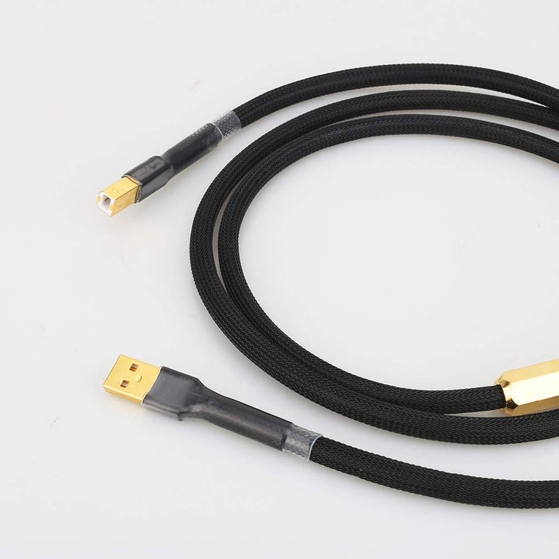  [AUSTRALIA] - HiFi USB Cable Type A Male to Type B Male Audio Digital Cable Printer Scanner Cord USB 2.0 Data Cable (1M) 3.3FT/1M