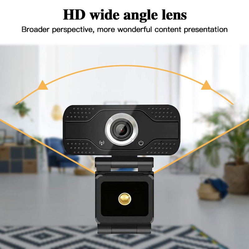  [AUSTRALIA] - Webcam with Microphone, 1080P Full HD USB Desktop Laptop Web Camera for Video Conferencing, Online Work, Home Office, YouTube, Recording, Online Network Teaching and Streaming
