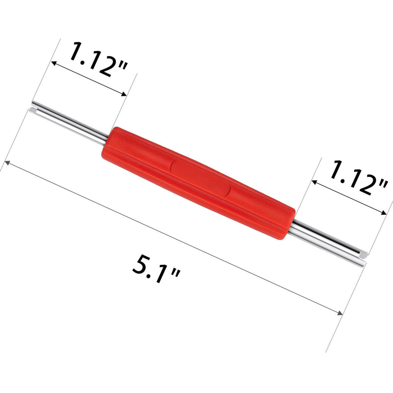  [AUSTRALIA] - Awpeye 4 Pack Valve Core Remover Tool, Dual Single Head Tire Repair Tools