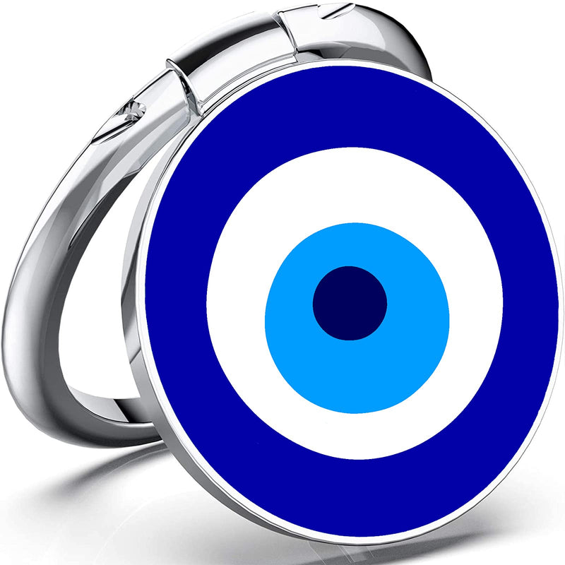  [AUSTRALIA] - XIAJONS Cell Phone Ring Holder Stand,360 Degree Rotation Bracket Compatible with All Smartphones，for Man Woman Evil Eye Pattern（Blue）