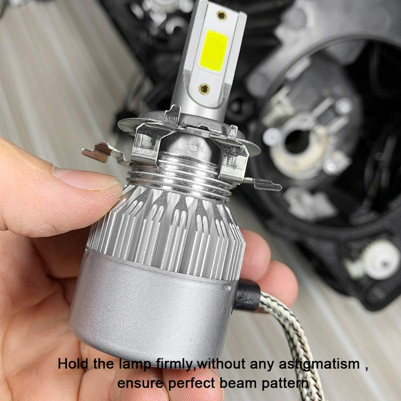 HUIQIAODS H7 LED Headlight Bulb Adapter Holder For Jetta Mercedes-Benz Audi BMW E85 X5 New Bora Sagitar 2 PCS (Second generation) Second generation - LeoForward Australia