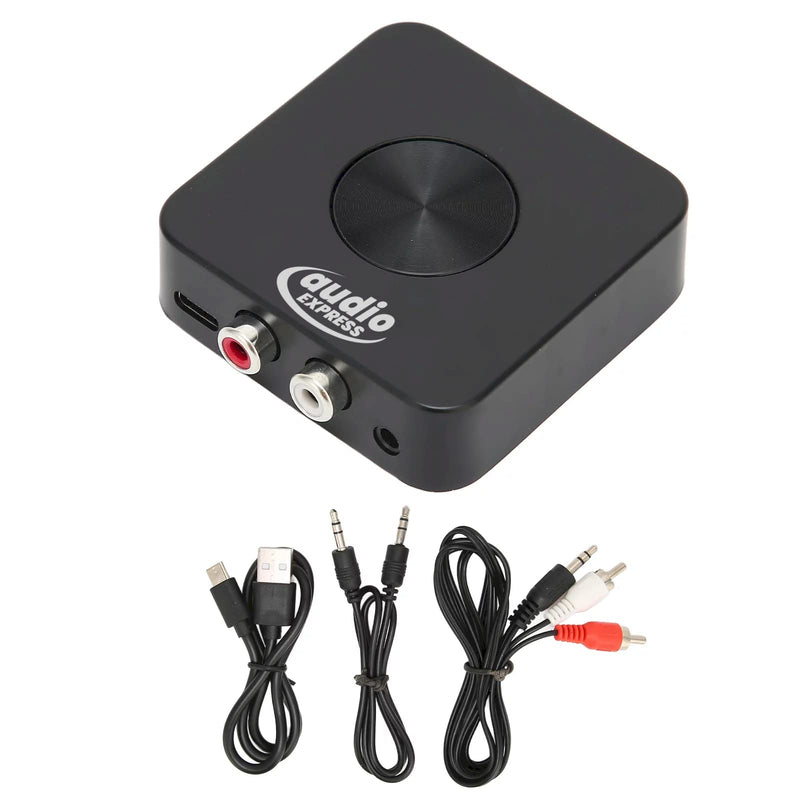  [AUSTRALIA] - Audio Express AXBT21 5.0 Bluetooth Audio Receiver Adapter,NFC Wireless Bluetooth Extender,3.5mm AUX or RCA Input Speaker,Amplifier,Car Audio,Headphone,Home Audio and Component Receivers