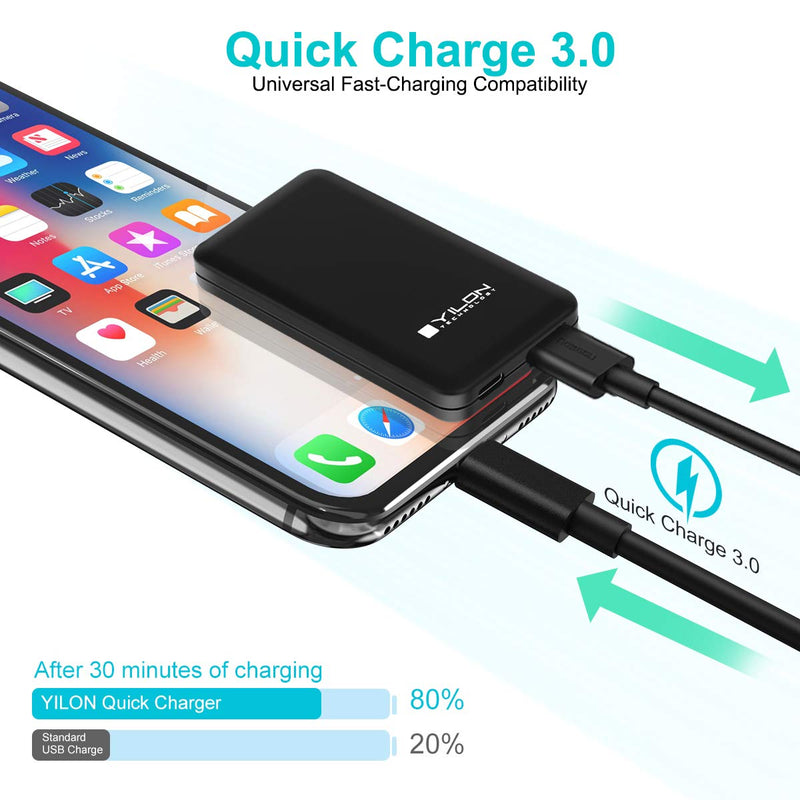  [AUSTRALIA] - 2 Pack Ultar-Slim Fast Plug/USB and Type c Fast Charger/18w 2 Port PD Portable Travel Wall Charger Adapter with QC3.0 Port Power for iPhone 12/12mini/12Pro Max,Airpods,xiaomi,Ipad Pro Tablet Chargers