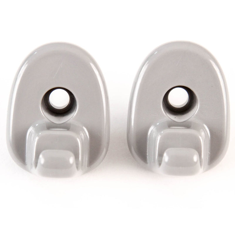  [AUSTRALIA] - Red Hound Auto Set of 2 Replacement Grey Sunvisor Clips Compatible with 05-12 Jeep Liberty & 08-12 Dodge Nitro Grey