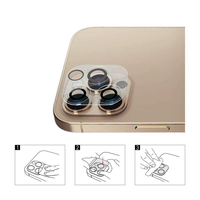 Camera Lens Protector for iPhone 12 Pro Max,6.7 Inch,3 Pack,Camera Protector,Anti Scratch - LeoForward Australia