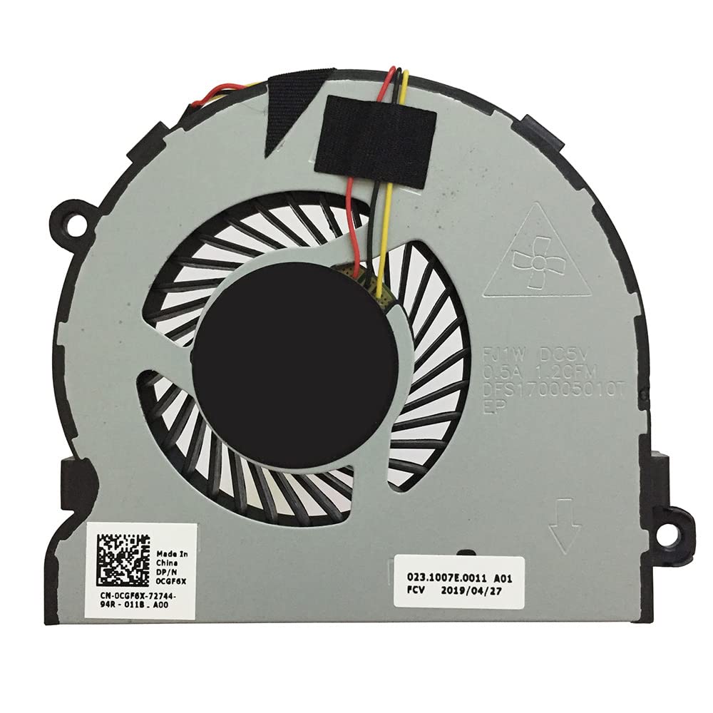  [AUSTRALIA] - CPU Cooling Fan Cooler Intended for Dell Inspiron 5445 5447 5545 5547 5548 3567 3576 15MR-1528s 14MD-1628S Vostro 3568 3562 3578 3468 Laptop Replacement Fan CN-0CGF6X 3-pin