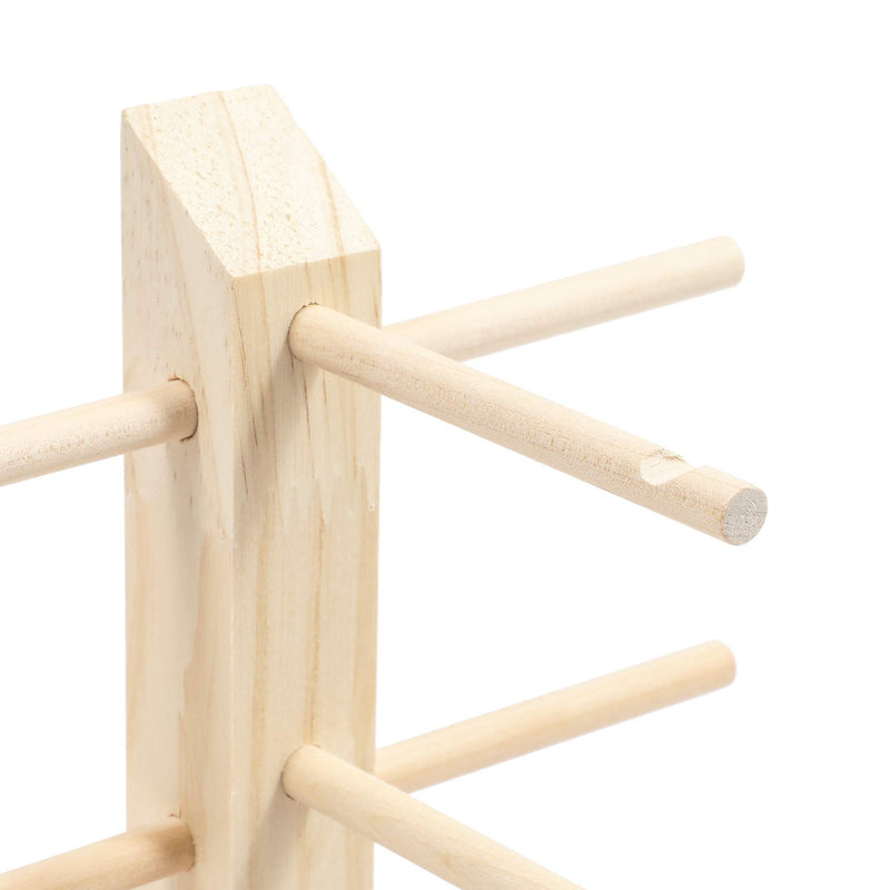  [AUSTRALIA] - Juvale 10 Pair Sunglasses Organizer, Wooden Eyewear Display Stand (13.5 x 14 x 3.75 in)