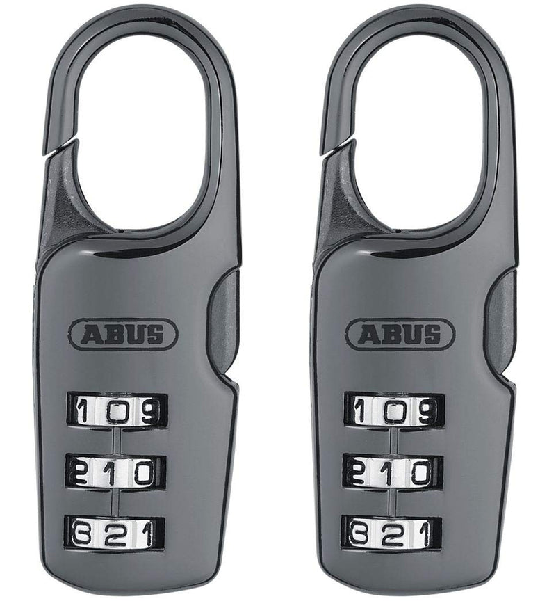  [AUSTRALIA] - ABUS 3 Digit Combination Lock, Resettable Combo Padlock for Luggage, Gym Locker
