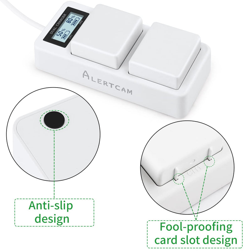  [AUSTRALIA] - Battery Charger Station for Arlo Pro 3/Pro 4 & Arlo Ultra/Ultra 2, Digital LED Screen Dual Charging Station for Arlo Battery Only (No Batteries)