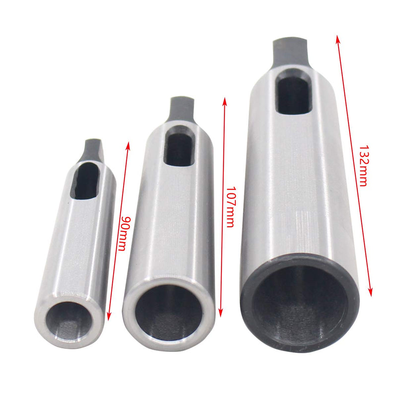 ApplianPar Pack of 3 MT1 to MT2, MT2 to MT3, MT3 to MT4 Taper Drill Sleeve Reducing Adapter for Lathe Milling - LeoForward Australia