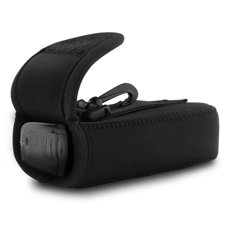  [AUSTRALIA] - MegaGear Olympus Tough TG-6, TG-5, TG-4, TG-870, TG-860 Ultra Light Neoprene Camera Case, with Carabiner - Black (Model: MG794)