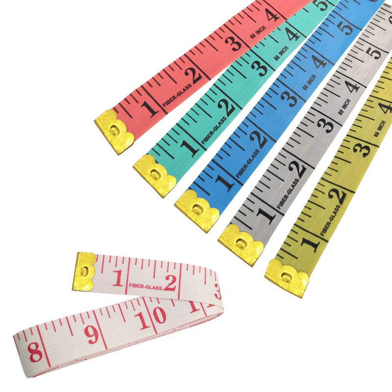  [AUSTRALIA] - Set of 10 Soft Tape Measure and Handy Seam Stitch Ripper, SourceTon 6 Colors Flexible Ruler Tape Measure 60"150cm & 4 Pieces Seam Ripper Stitch Thread Unpicker
